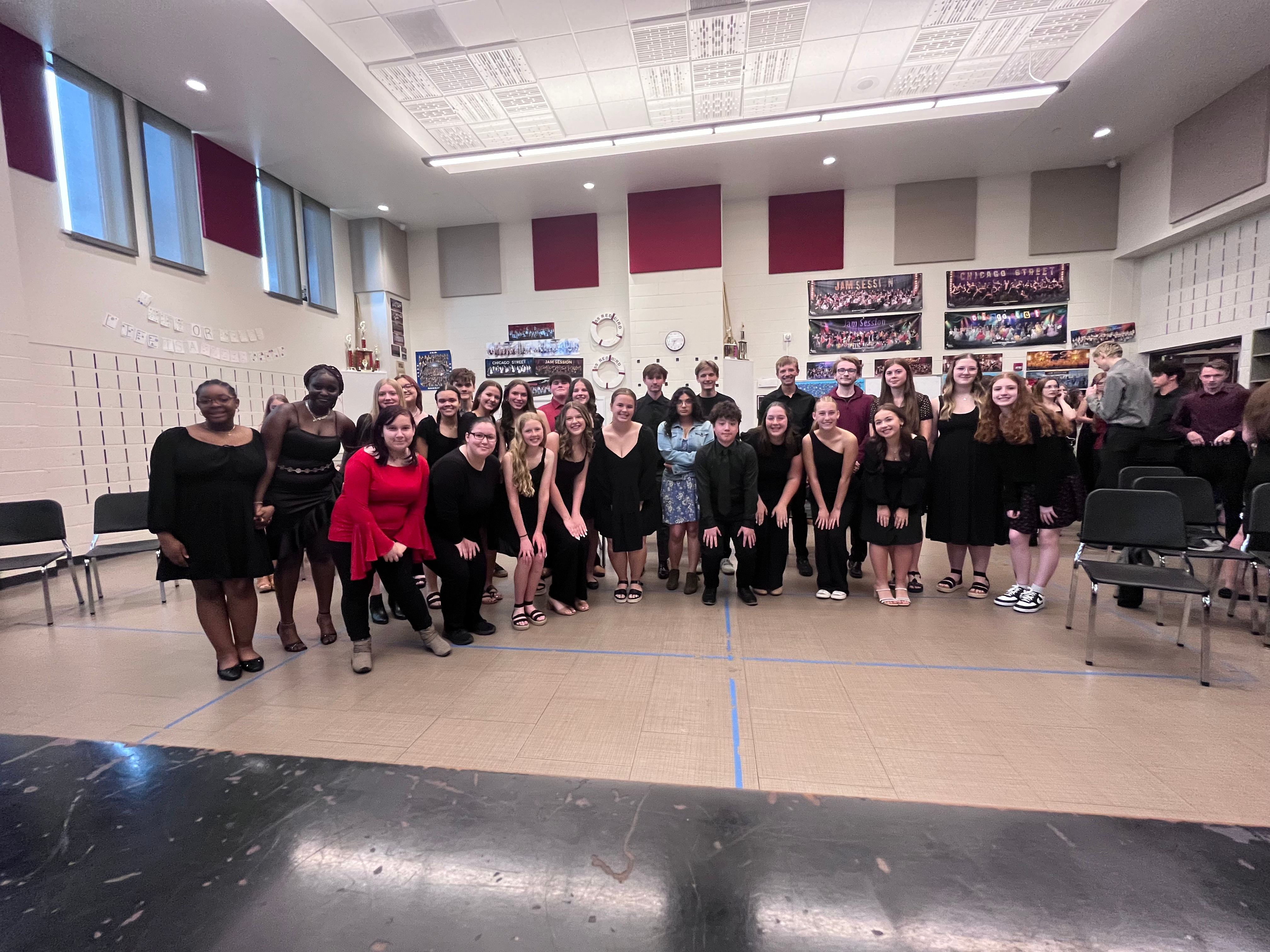 Sophomore class group photo