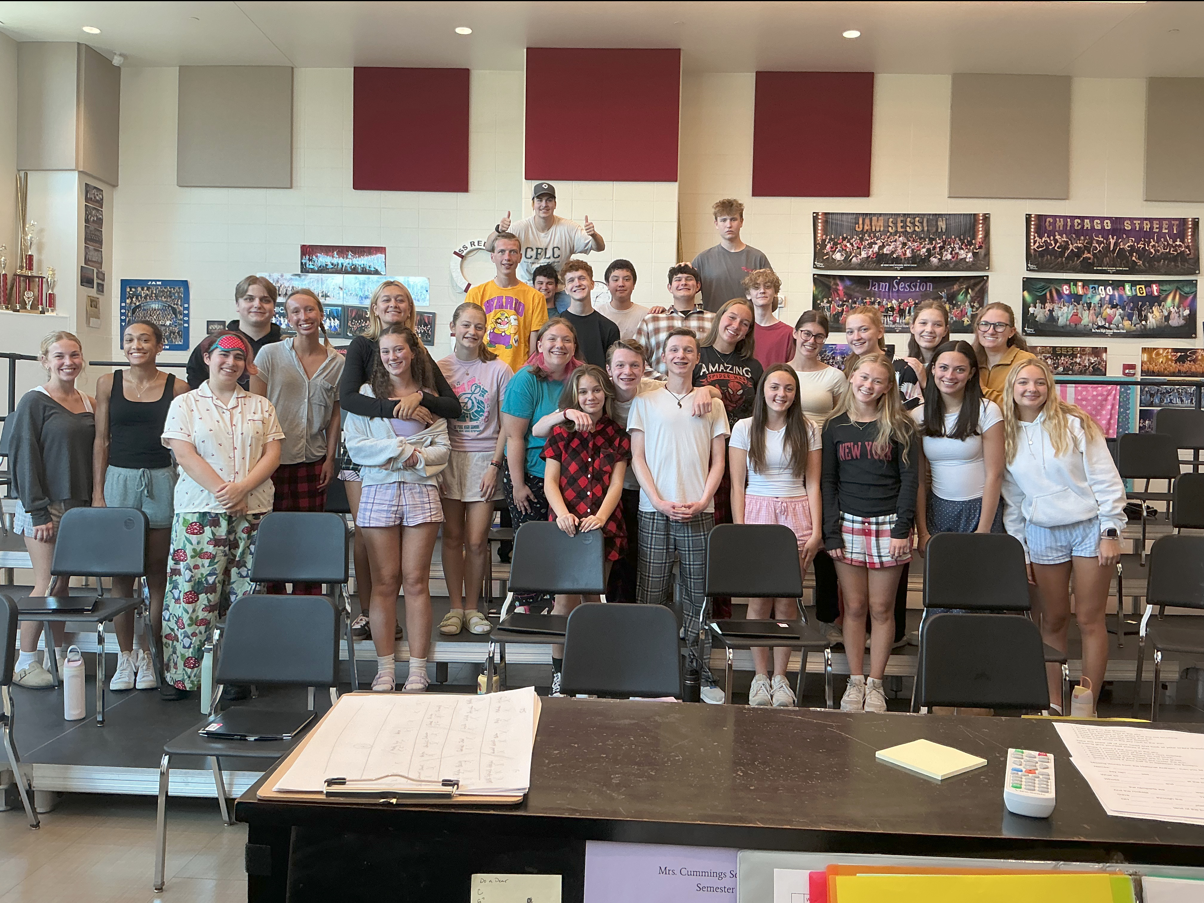 Varsity Choir group photo